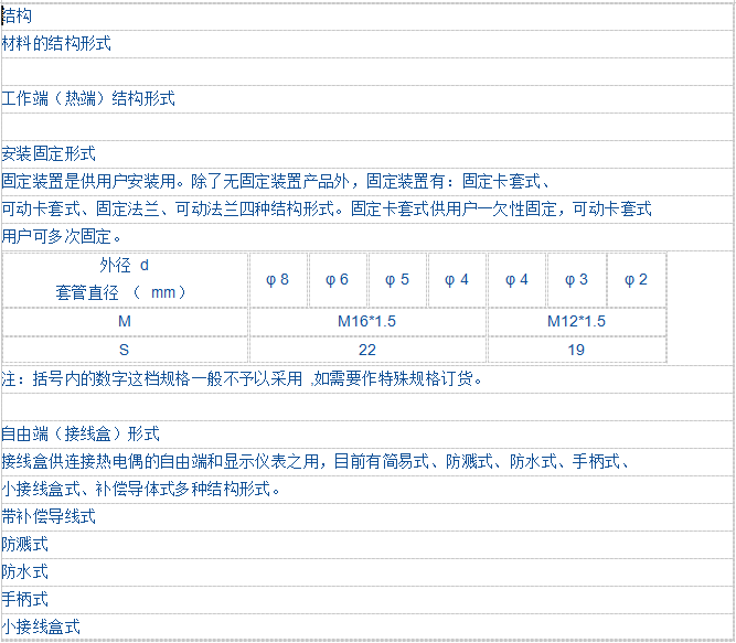 鎧裝熱電阻